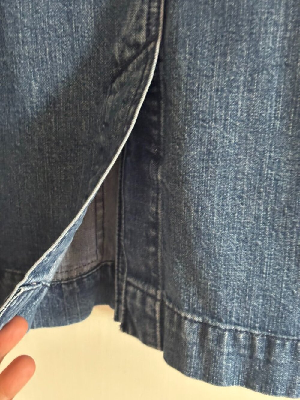 Madewell Denim Patch Pocket Chore Coat MEDIUM women jeans - Picture 5 of 14